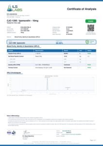 CJC-1295 + Ipamorelin COA Purity 10mg